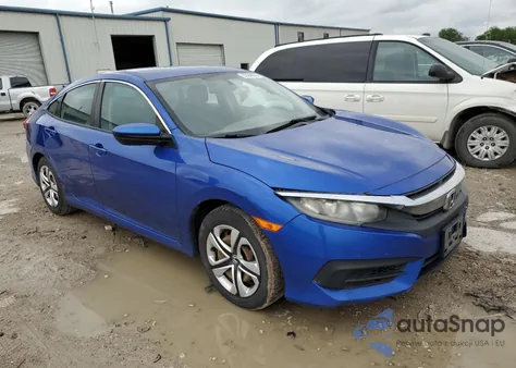 2016 Honda Civic Lx from USA, damaged, VIN 19XFC2F50GE046980